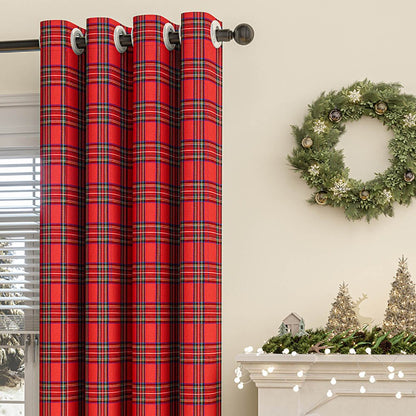 Skanto | Classic Plaid Curtains for Winter Comfort