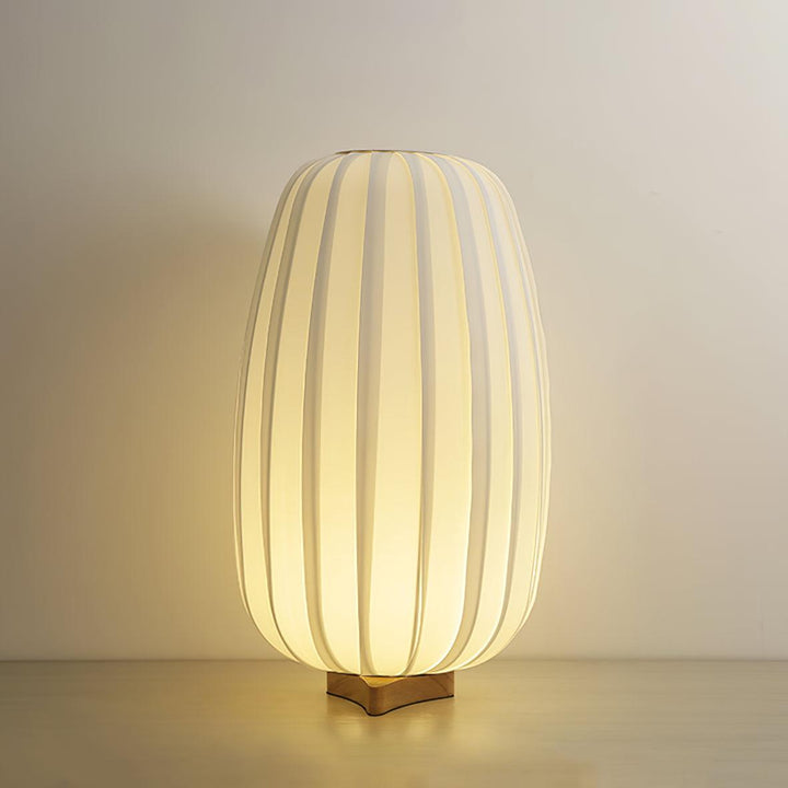 Minimalist Table Lamp with Bamboo Base | Kalsten