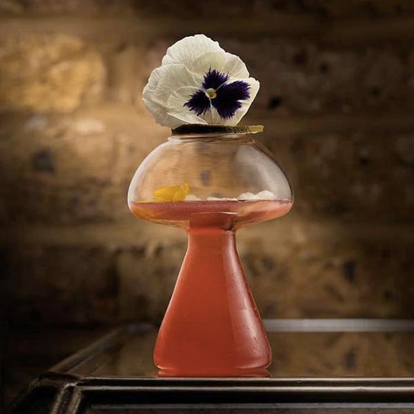 Fairy Mushroom Shaped Cocktail Glass | Kalsten