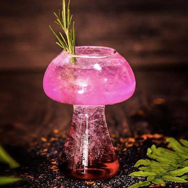 Fairy Mushroom Shaped Cocktail Glass | Kalsten