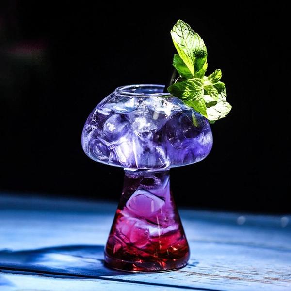 Fairy Mushroom Shaped Cocktail Glass | Kalsten