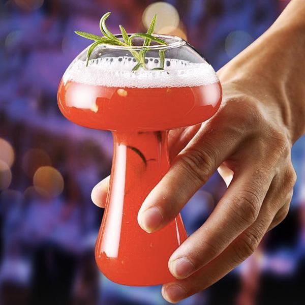 Fairy Mushroom Shaped Cocktail Glass | Kalsten