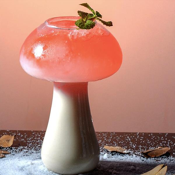 Fairy Mushroom Shaped Cocktail Glass | Kalsten