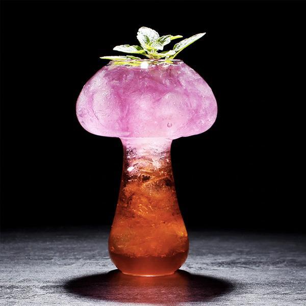 Fairy Mushroom Shaped Cocktail Glass | Kalsten