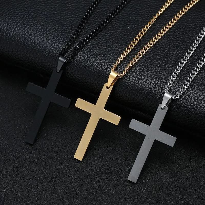 Kalsten | Men's Necklace with Stainless Steel Cross Pendant