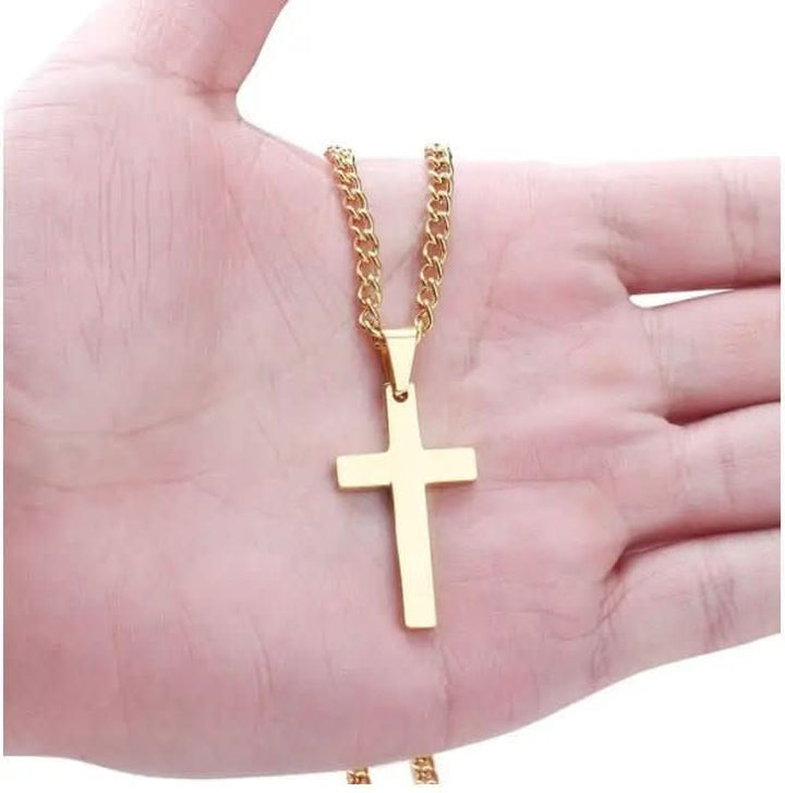 Kalsten | Men's Necklace with Stainless Steel Cross Pendant
