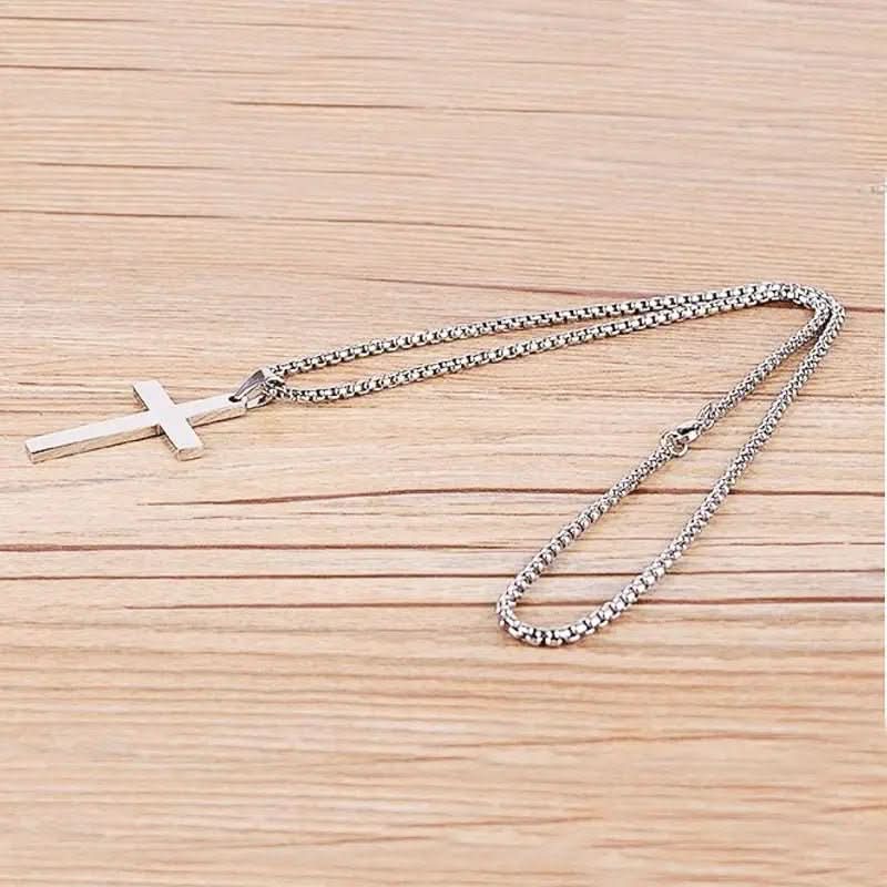Kalsten | Men's Necklace with Stainless Steel Cross Pendant