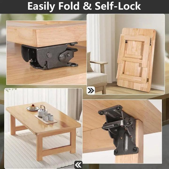 Kalsten | Foldable Heavy-Duty Corner Brackets with Lock – Supports up to 225 kg