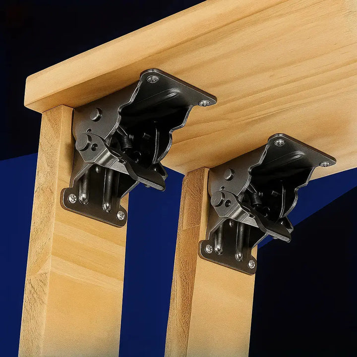 Kalsten | Foldable Heavy-Duty Corner Brackets with Lock – Supports up to 225 kg