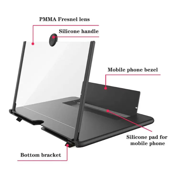 Kalsten | Foldable Phone Screen Magnifier – HD for Videos