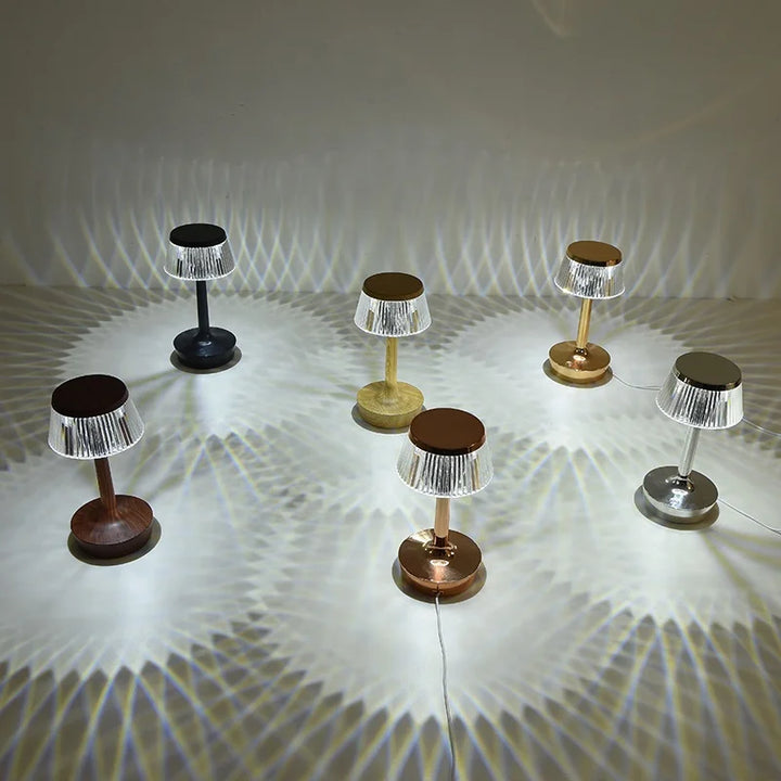 Crystal Pendant - Rechargeable Wireless Table Lamp Kalsten