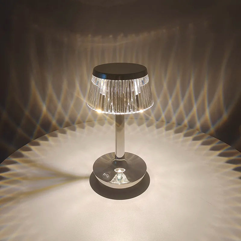 Crystal Pendant - Rechargeable Wireless Table Lamp Kalsten