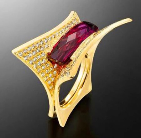 BowLift | Fashion New Ring With Red Stones For Women Vintage Crystal Zircon Rings