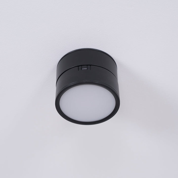 Ceiling Lamp Aluminum 3.9 in Adjustable Black White Home Gallery Spotlight Warm White 7W LED | Kalsten