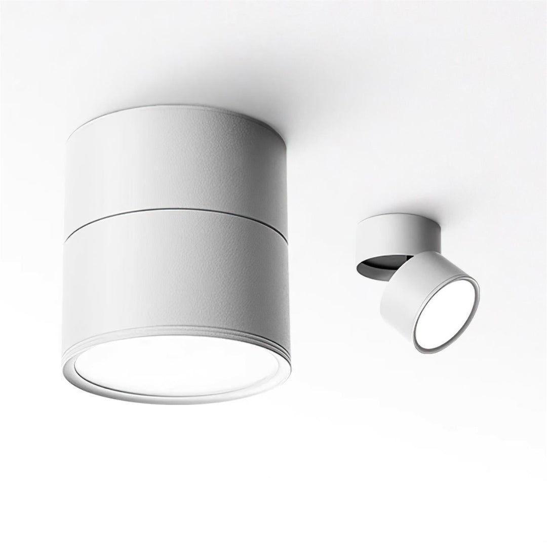 Ceiling Lamp Aluminum 3.9 in Adjustable Black White Home Gallery Spotlight Warm White 7W LED | Kalsten
