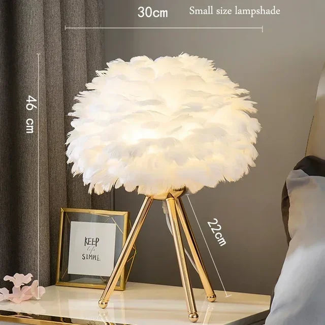 Luxury Goose Down Lamp – Natural Elegant Lighting Kalsten