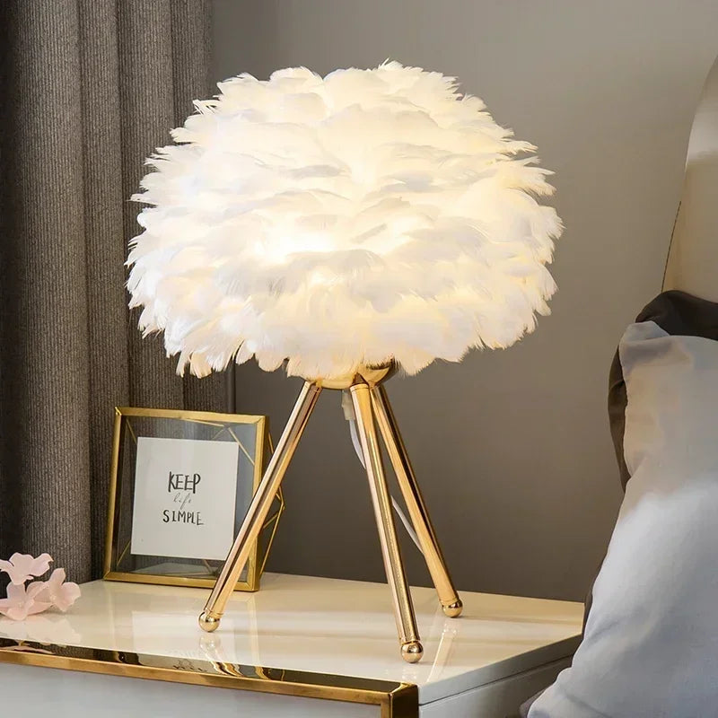 Luxury Goose Down Lamp – Natural Elegant Lighting Kalsten