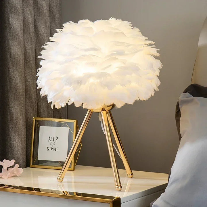 Luxury Goose Down Lamp – Natural Elegant Lighting Kalsten