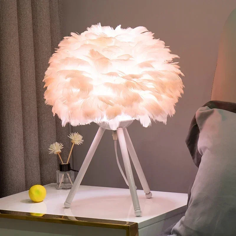 Luxury Goose Down Lamp – Natural Elegant Lighting Kalsten