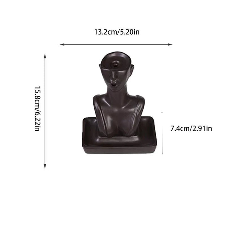 Female Form Backflow Incense Burner | Kalsten