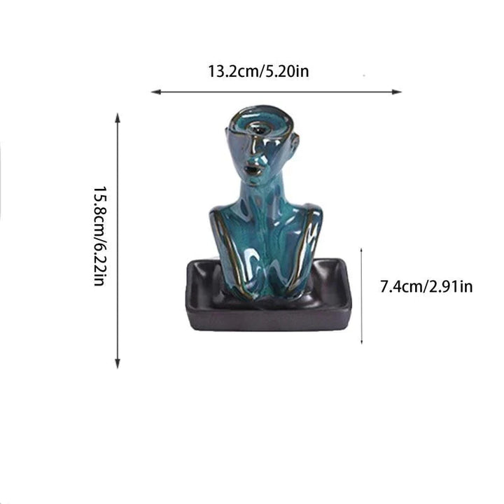 Female Form Backflow Incense Burner | Kalsten