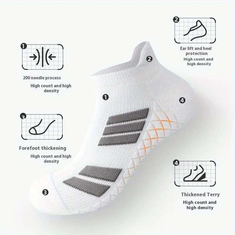 BowLift | Heel-friendly Sports Socks – With Arch Support & Friction PRedection