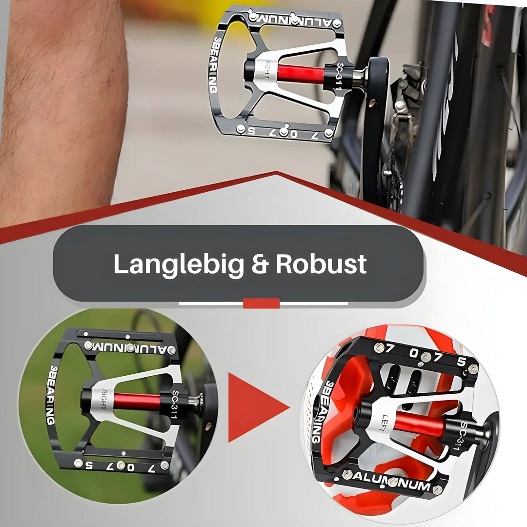 Kalsten | Robust Lightweight Aluminum Bicycle Pedals With Non-Slip Grip