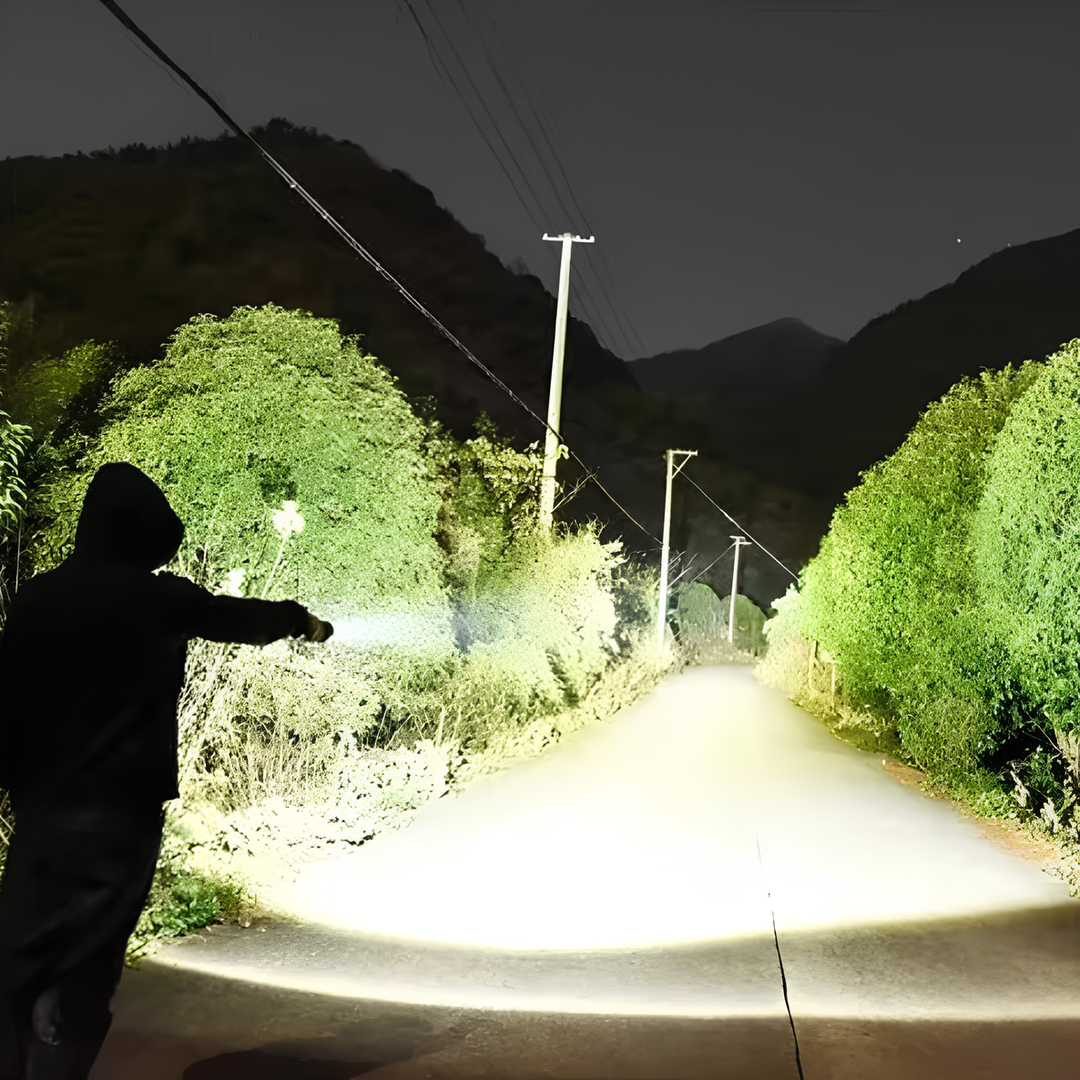 Long-Range Rechargeable LED Flashlight Kalsten