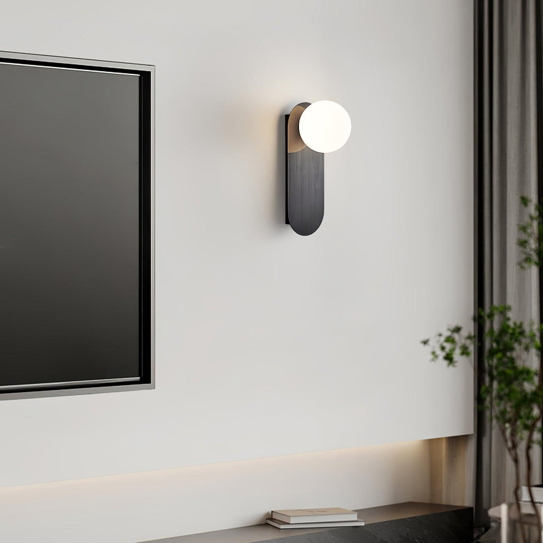 Flat Base Globe Wall-mounted lamp Sconce | Kalsten
