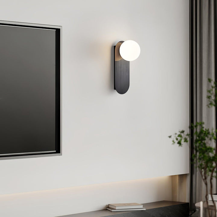 Flat Base Globe Wall-mounted lamp Sconce | Kalsten