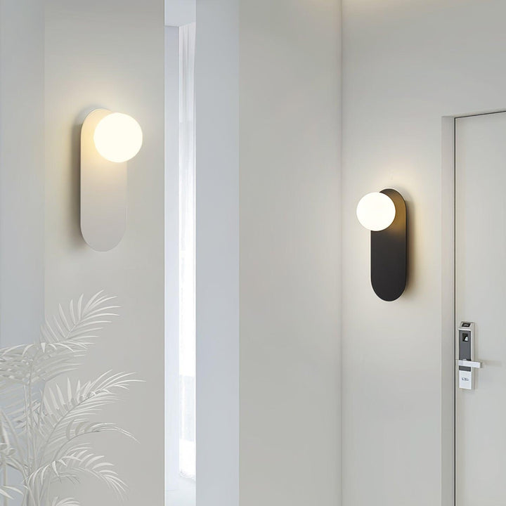 Flat Base Globe Wall-mounted lamp Sconce | Kalsten