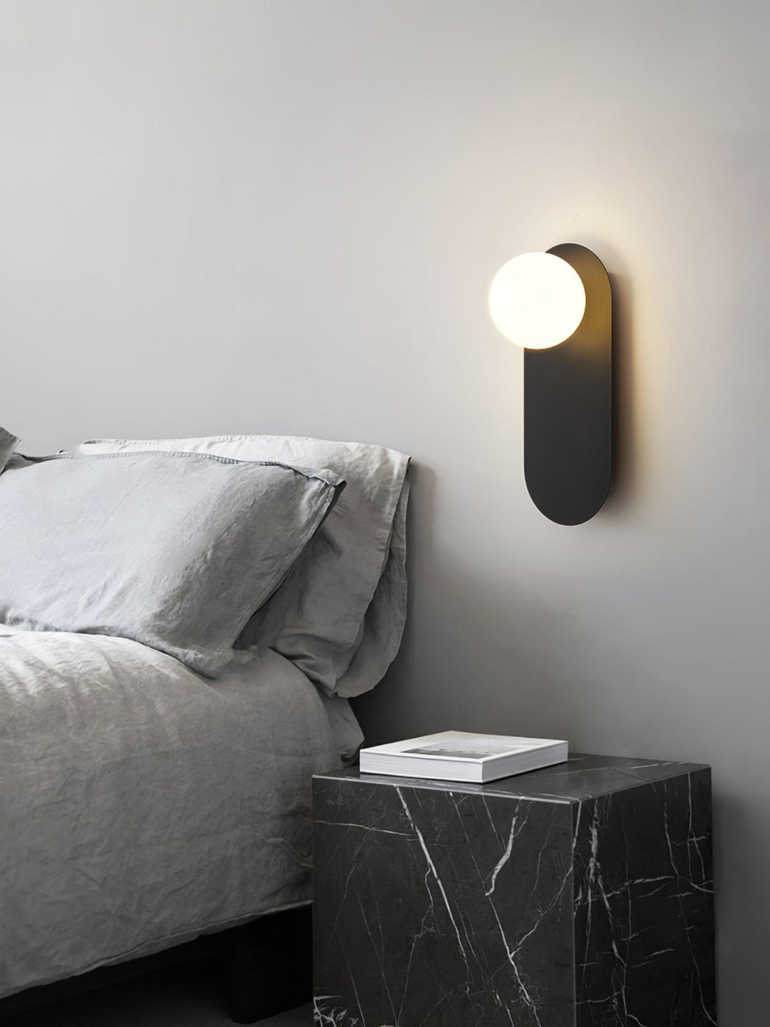 Flat Base Globe Wall-mounted lamp Sconce | Kalsten