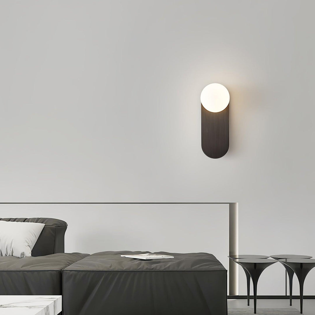 Flat Base Globe Wall-mounted lamp Sconce | Kalsten
