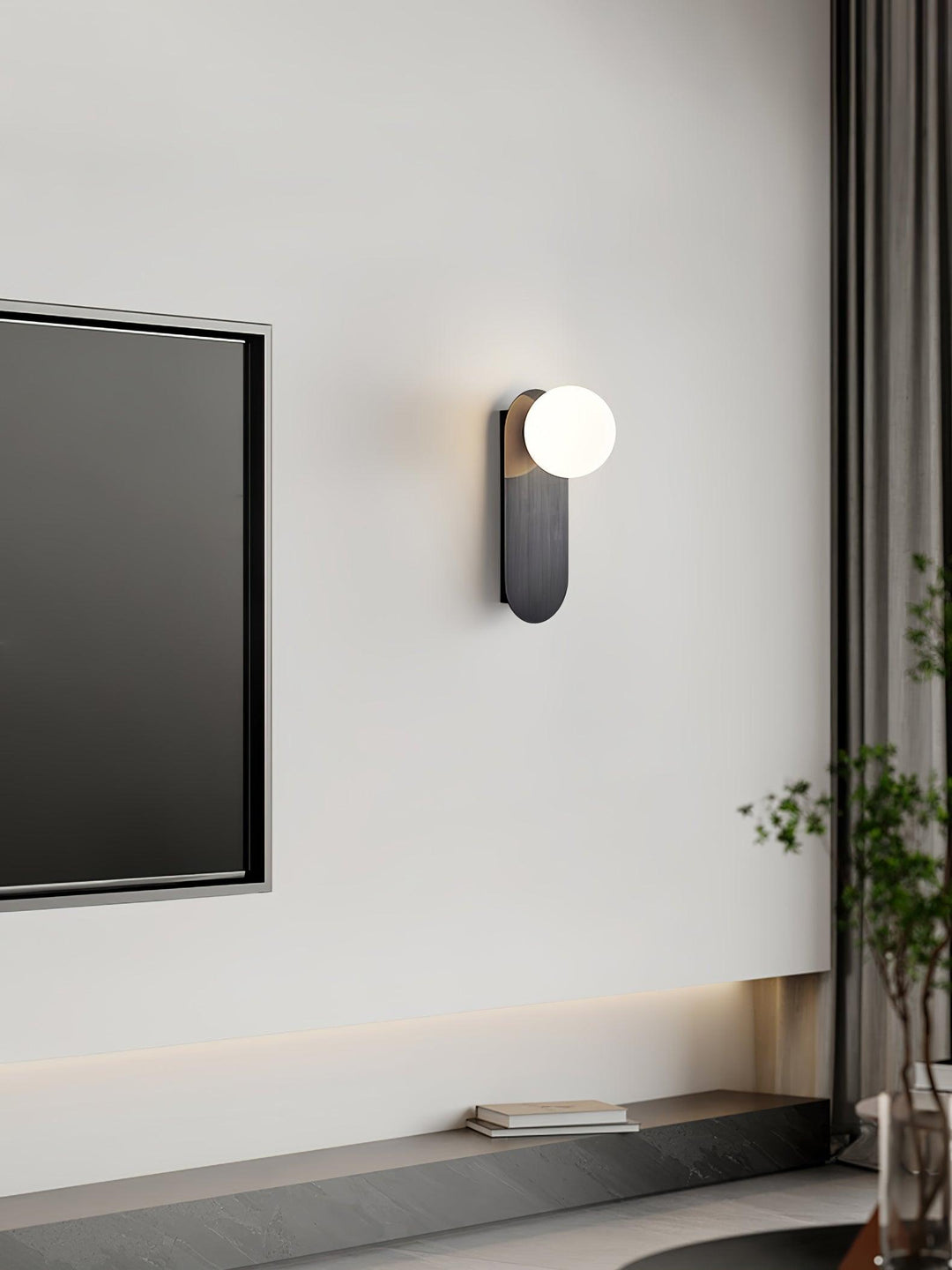 Flat Base Globe Wall-mounted lamp Sconce | Kalsten