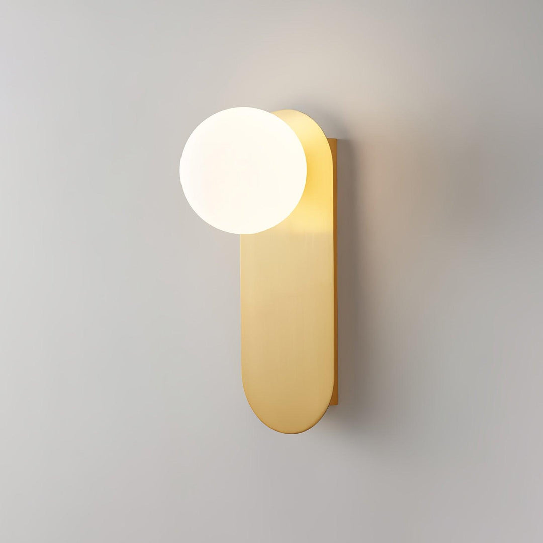 Flat Base Globe Wall-mounted lamp Sconce | Kalsten