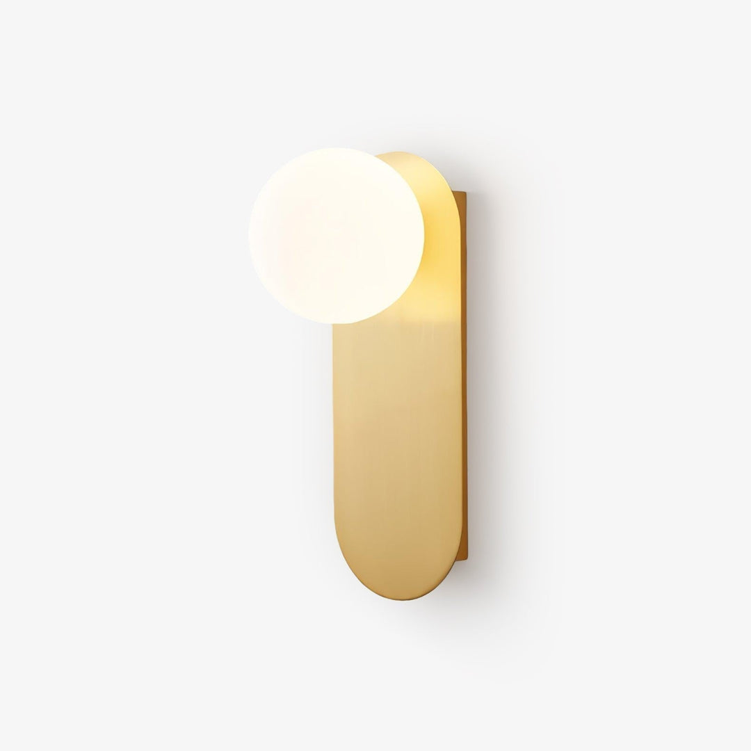 Flat Base Globe Wall-mounted lamp Sconce | Kalsten