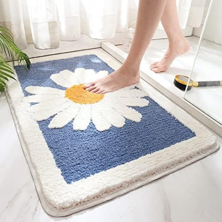 Kalsten | Fleur Plush Floral Bath Mat