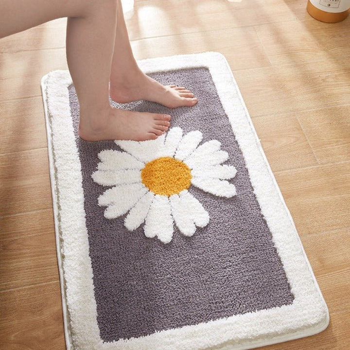 Kalsten | Fleur Plush Floral Bath Mat