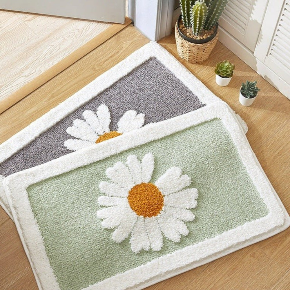 Kalsten | Fleur Plush Floral Bath Mat