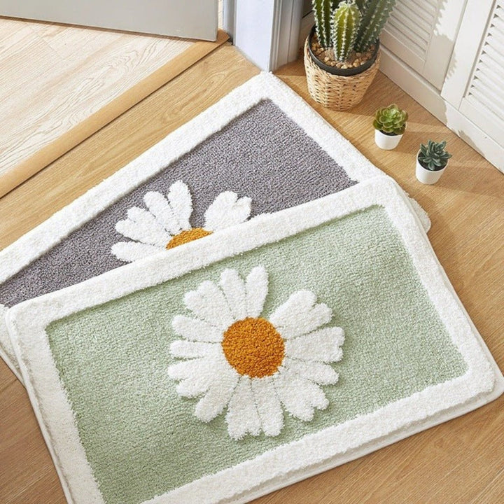 Kalsten | Fleur Plush Floral Bath Mat