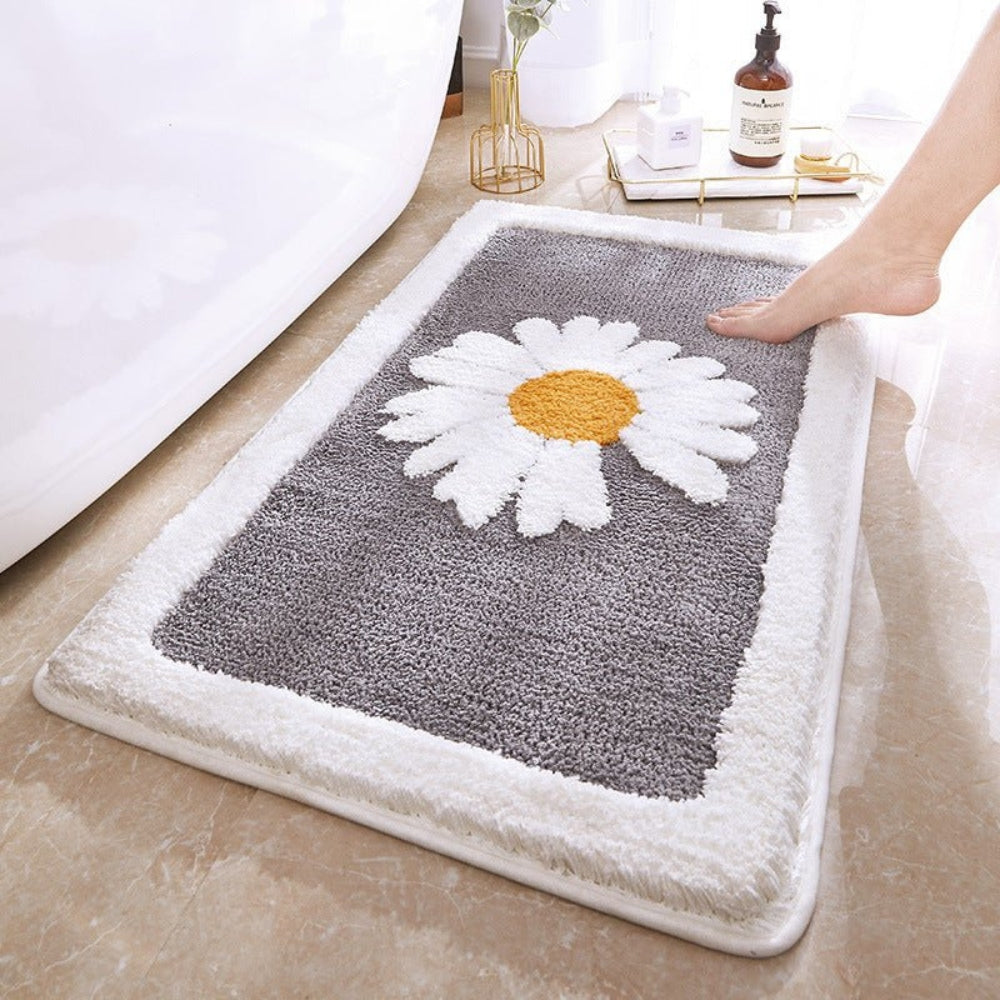 Kalsten | Fleur Plush Floral Bath Mat