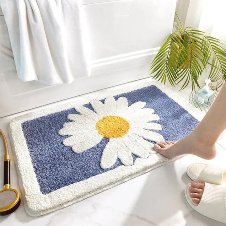 Kalsten | Fleur Plush Floral Bath Mat