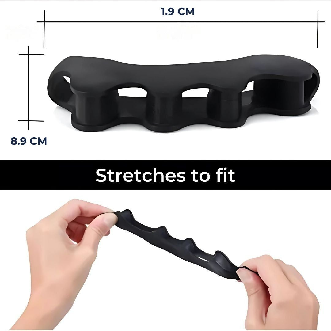 FlexAlign Toe Spacer | Toe Realignment and Pain Relief – Ideal for Bunions - Overlapping Toes - and Foot Comfort Kalsten