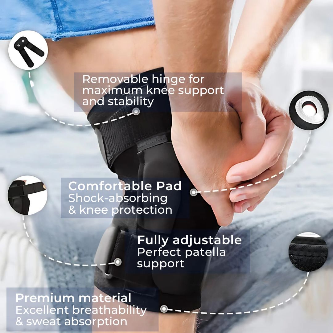 Kalsten | ACL Knee Brace for Knee Support and Stability | Reduces Pain, Swelling, and Limits Motion | Ideal for Recovery and Injury Protection