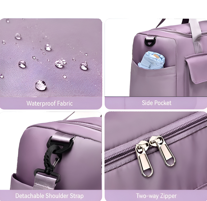 Kalsten | Waterproof Travel Bag with Shoe Compartment – Lightweight Weekend Bag with Plenty of Storage Space