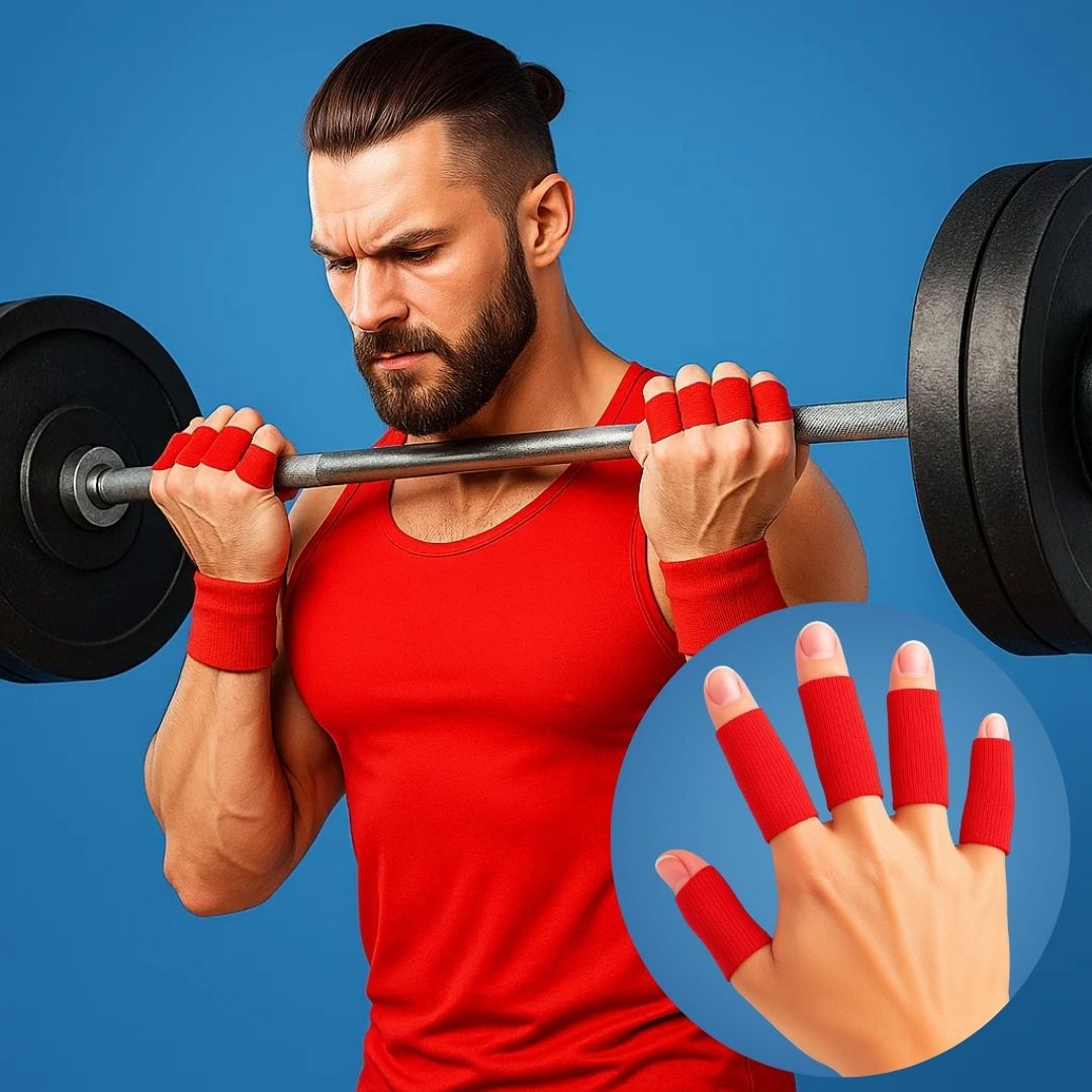 FlexiGuard | Finger Protection Sleeves – Injury Prevention – Breathable Snug Fit - Keeps wounds and bandages in place – Sports and Daily Comfort Kalsten