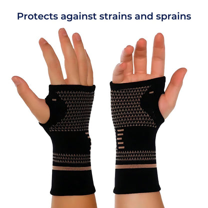 Skanto | FlexSupport Wrist Brace with Heat Pad for Back Pain – Breathable Support for Injuries, Chronic Pain, and Post-Surgery Rehabilitation
