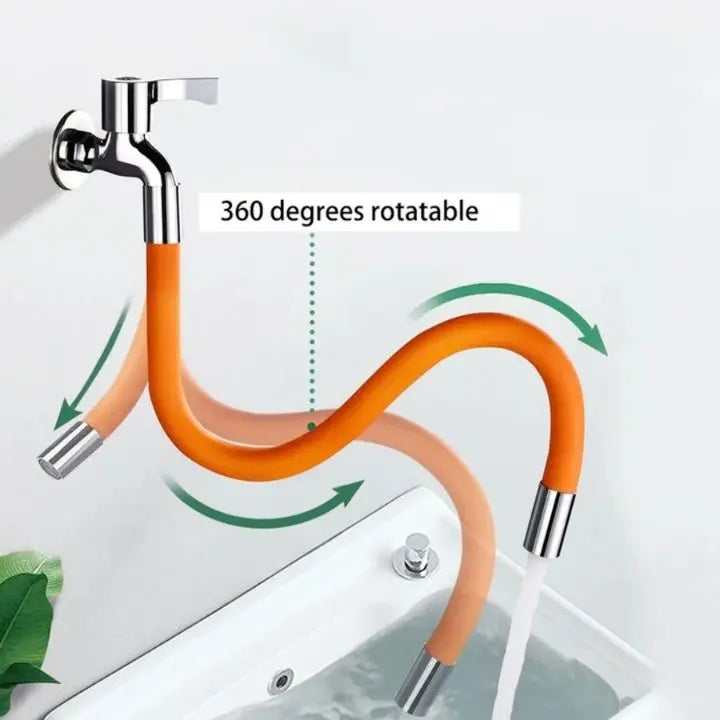 Kalsten | Flexible faucet extension – 50cm 360° swivel & water-saving