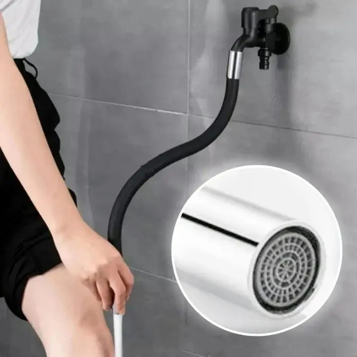 Kalsten | Flexible faucet extension – 50cm 360° swivel & water-saving