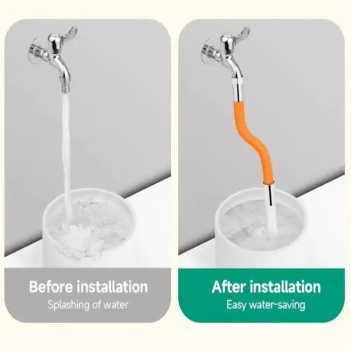 Kalsten | Flexible faucet extension – 50cm 360° swivel & water-saving